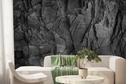 Fototapeta: Grafitowa struktura skały łupkowej