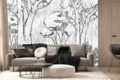 Fototapeta: Grafitowy las