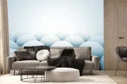 Fototapeta: Group of golf balls close up