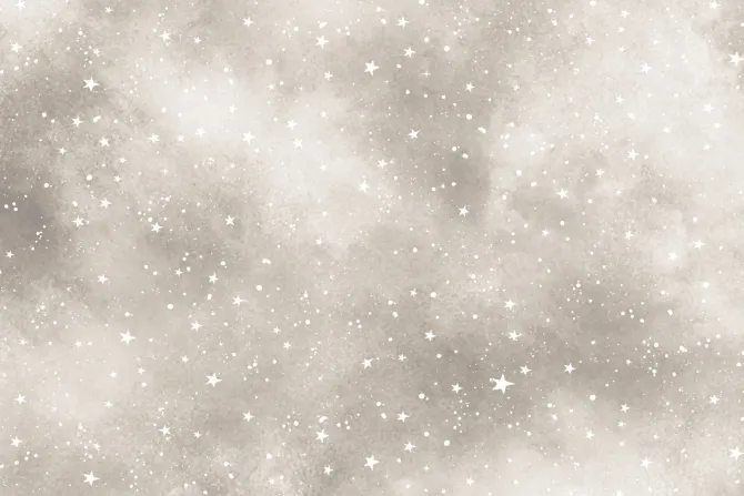 Fototapeta: Gwiaździste niebo w stylu akwareli