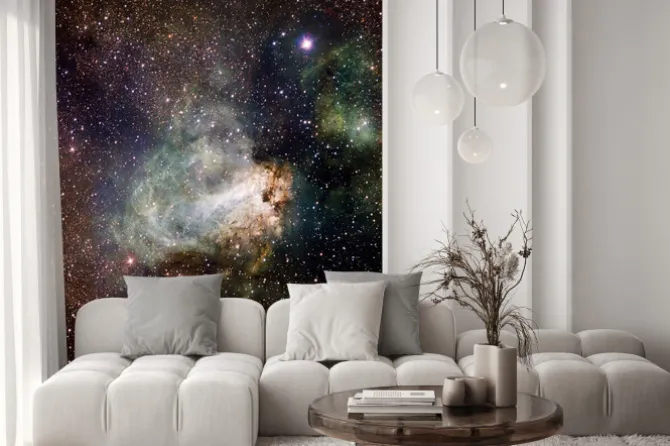 Fototapeta: Gwiazdy mgławica w przestrzeni kosmicznej. elementy tego zdjęcia