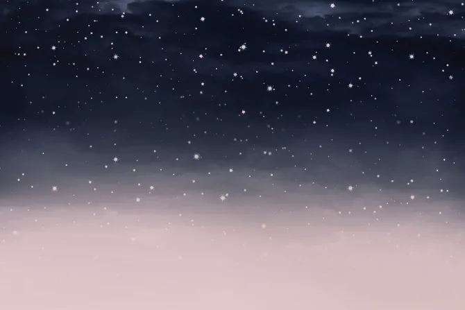 Fototapeta: Gwiazdy na akwarelowym nocnym niebie