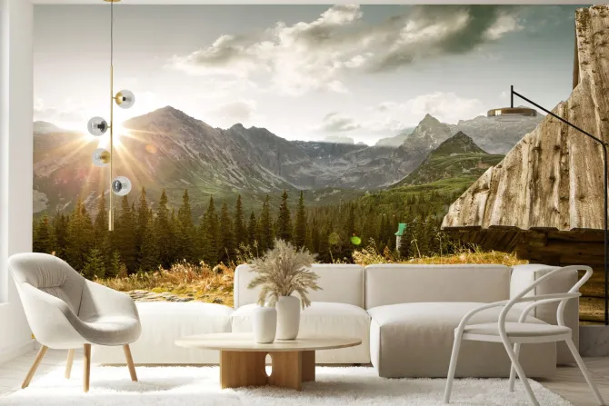 Fototapeta: Hala gąsienicowa krajobraz polskie góry