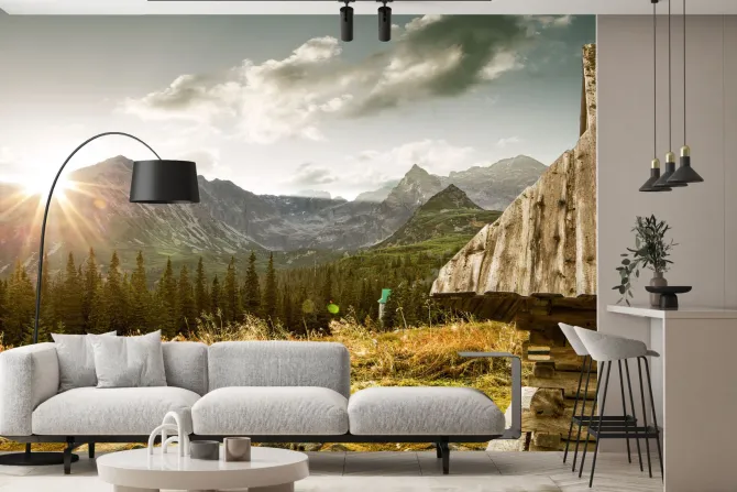 Fototapeta: Hala gąsienicowa krajobraz polskie góry