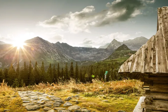 Fototapeta: Hala gąsienicowa krajobraz polskie góry