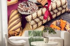 Fototapeta: Herbatniki na stole