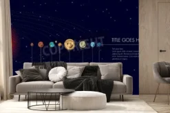 Fototapeta: Ilustracja układ słoneczny