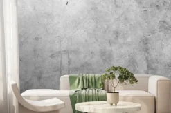 Fototapeta: Imitacja betonu szara kamienna ściana