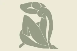 Fototapeta: Imitacja ciała kobiety na jasnym tle