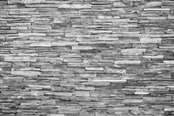 Fototapeta: Imitacja ściany z szarego kamienia
