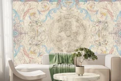 Fototapeta: Imitacja eleganckiego dywanu w stylu boho