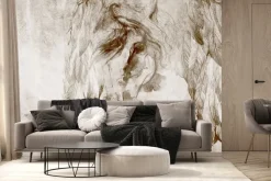 Fototapeta: Imitacja głowy konia na betonowej ścianie