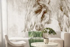 Fototapeta: Imitacja głowy konia na betonowej ścianie