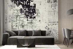 Fototapeta: Imitacja starej brudnej gazety