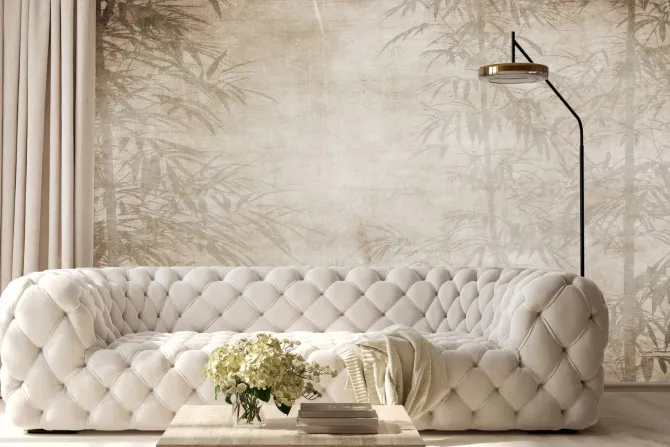 Fototapeta: Imitacja tropikalnego lasu na papierze