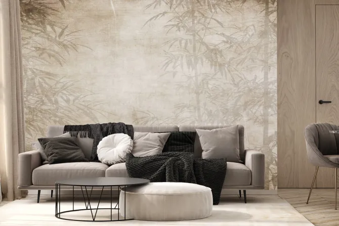 Fototapeta: Imitacja tropikalnego lasu na papierze