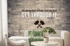Fototapeta: Inspiracja cytat: jesteś o wiele silniejsza niż myślisz, get