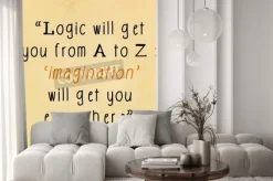 Fototapeta: Inspiracje cytat słów alberta einsteina na papier uwaga tle