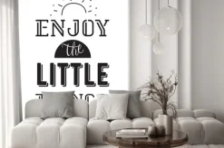 Fototapeta: Inspirująca romantyczna cytat. typograficzny plakat lub karty