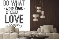 Fototapeta: Inspirująca romantyczna cytat. typograficzny plakat lub karty