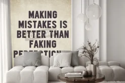 Fototapeta: Inspirujące motywowanie cytat na starym papierze tle