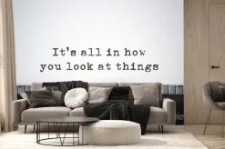 Fototapeta: Inspirujący cytat wpisany na starej maszynie do pisania.