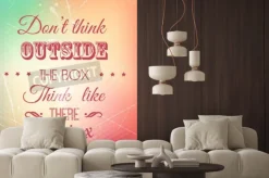 Fototapeta: Inspirujący cytat na tle grunge