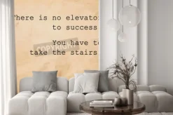 Fototapeta: Inspirujący cytat nieznanego źródła na starym papierze tle