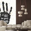 Fototapeta: Its all in your hands. calligraphic inspiration quote.