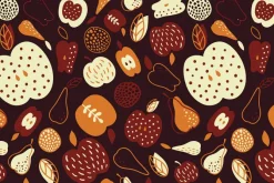 Fototapeta: Jabłka i gruszki z dyniami