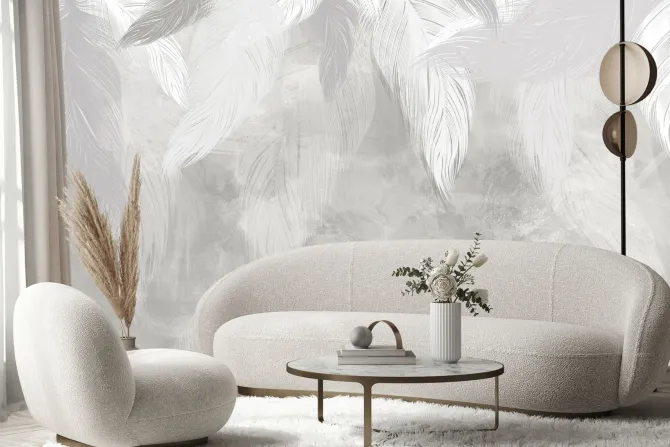 Fototapeta: Jasne pióra