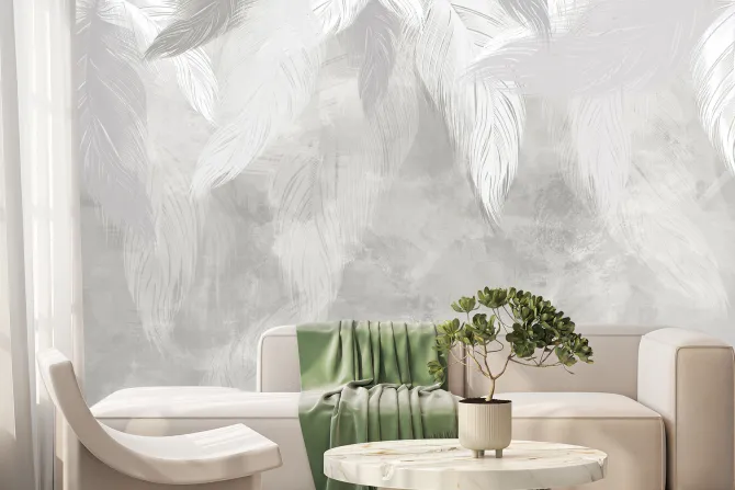 Fototapeta: Jasne pióra