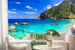 Fototapeta: Jedna z najpiękniejszych plaż w grecji - apella, karpathos