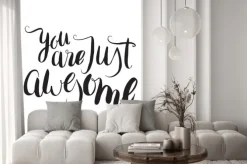 Fototapeta: Jesteś po prostu niesamowite. unikalne ręcznie rysowane kaligrafii