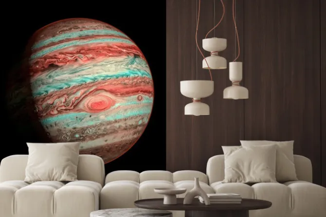 Fototapeta: Jowisz planeta izolowane