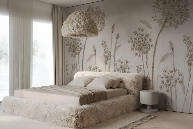 Fototapeta: Łąka z dzikimi kwiatami