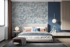 Fototapeta: Łąka z dzikimi niebieskimi kwiatami