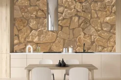 Fototapeta: Kamienna tekstura w odcieniach beżu