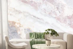 Fototapeta: Kamienna tekstura marmur z różowymi elementami