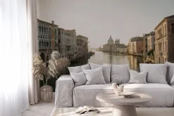 Fototapeta: Kanał wodny z widokiem na bazylikę