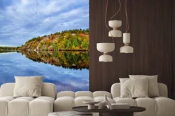 Fototapeta: Kanada, październik, ontario, jesień, niebieski, kabina, chmura,