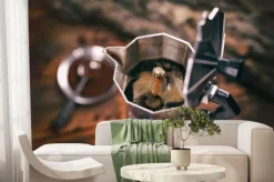 Fototapeta: Kawa w puli moka