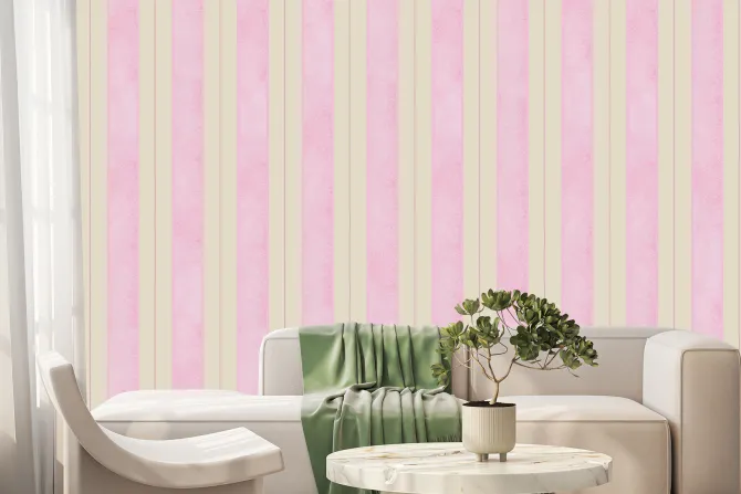 Fototapeta: Klasyczne paski w delikatnych kolorach