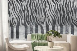 Fototapeta: Klawisze pianina z imitacją zebry