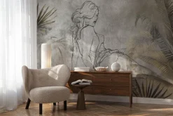 Fototapeta: Kobiece kształty wśród tropikalnej roślinności