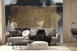 Fototapeta: Kobiecy portret w kapeluszu w stylu artystycznego malunku