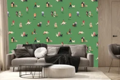 Fototapeta: Kobiety i mężczyźni z psami spacer