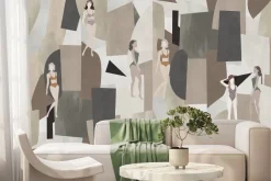 Fototapeta: Kobiety wśród geometrycznych kształtów