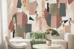 Fototapeta: Kobiety wśród geometrycznych kształtów