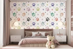 Fototapeta: Kolorowe łapy psów